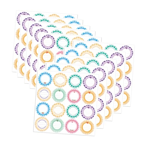 Parliky 10 Stück Runde Selbstklebende Einmach Etiketten pro Packung Bunte Wasserfeste Aufkleber für Glasbehälter Starke Haftung Vielseitig für Marmeladengläser und Dosen Geeignet Parliky 10 Stück Runde Selbstklebende Einmach Etiketten pro Packung Bunte Wasserfeste Aufkleber für Glasbehälter Starke Haftung Vielseitig für Marmeladengläser und Dosen Geeignet von Parliky
