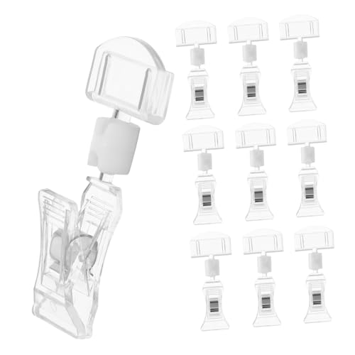 Parliky 10 Stück Teiliges Acryl Preisschild Clip Transparente Robuste Preisschildhalter für Supermarkt Warenanzeigen Polierte Oberfläche Vielseitig für Etiketten Namensschilder Menükarten Parliky 10 Stück Teiliges Acryl Preisschild Clip Transparente Robuste Preisschildhalter für Supermarkt Warenanzeigen Polierte Oberfläche Vielseitig für Etiketten Namensschilder Menükarten von Parliky