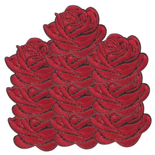 Parliky 10 Stück Teiliges Bestickte Blumen Patches Aufnäher Selbstklebend Aufnähen Langlebige Textilapplikationen für Kleidung Jeans Taschen DIY Bastelzubehör Reparaturflicken Kleidung Parliky 10 Stück Teiliges Bestickte Blumen Patches Aufnäher Selbstklebend Aufnähen Langlebige Textilapplikationen für Kleidung Jeans Taschen DIY Bastelzubehör Reparaturflicken Kleidung von Parliky