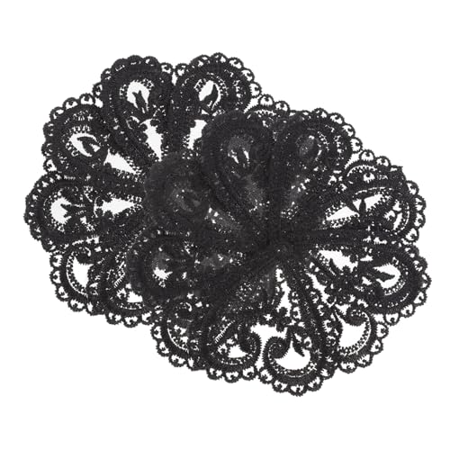 Parliky 10 Stück Teiliges Bestickte Herz patches zum Aufnähen DIY Kleidung Accessoires Langlebige Schwarze Spitzen applikationen für Jacken Taschen Schuhe Kreative Reparatur Dekoration von Parliky