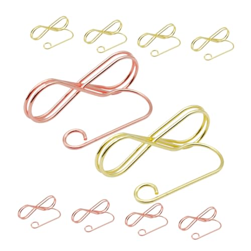 Parliky 10 Stück Teiliges Kartenhalter Stabile Foto und Tischkarten Clips in Gold Roségold und Dekorativ für Büro Hochzeit Party und Tischnummernhalter von Parliky