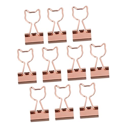 Parliky 10 Stück Teiliges Metall Binder Clamps in Roségold Vielseitige Büroklammern für Dokumente Notizen Rechnungen Langlebige Dekorative Paper Clamps für Büro Schule und Zuhause Parliky 10 Stück Teiliges Metall Binder Clamps in Roségold Vielseitige Büroklammern für Dokumente Notizen Rechnungen Langlebige Dekorative Paper Clamps für Büro Schule und Zuhause von Parliky
