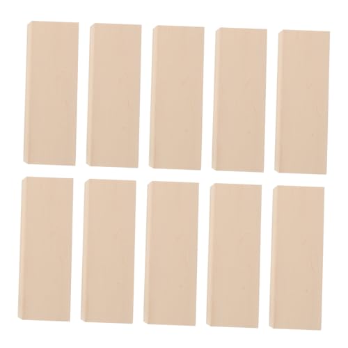 Parliky 10 Stück Teiliges Naturbelassene Basswood Holzplatten für DIY Holzschnitzerei Bastelrohlinge Stabile Bausteine zum Bemalen und Kreative Holzhandwerke Parliky 10 Stück Teiliges Naturbelassene Basswood Holzplatten für DIY Holzschnitzerei Bastelrohlinge Stabile Bausteine zum Bemalen und Kreative Holzhandwerke von Parliky