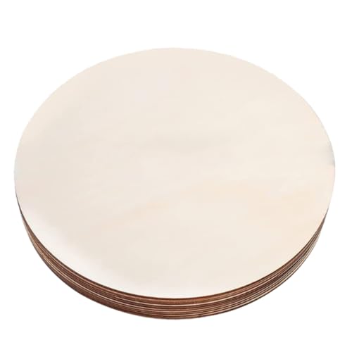 Parliky 10 Stück Teiliges Runde Holzscheiben Ø Naturbelassen Leichte DIY holzplatten zum Bemalen Beschriften Basteln Beidseitig Beschreibbar Robuste Holzanhänger für Kreative Deko und Parliky 10 Stück Teiliges Runde Holzscheiben Ø Naturbelassen Leichte DIY holzplatten zum Bemalen Beschriften Basteln Beidseitig Beschreibbar Robuste Holzanhänger für Kreative Deko und von Parliky