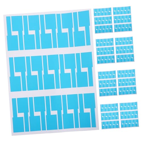 Parliky 10 Stück Teiliges Selbstklebendes Kabel etiketten Blau Wasserfest Reißfest Farbige Identifikationsaufkleber für Daten USB Audiokabel im Büro Haushalt und Schule von Parliky