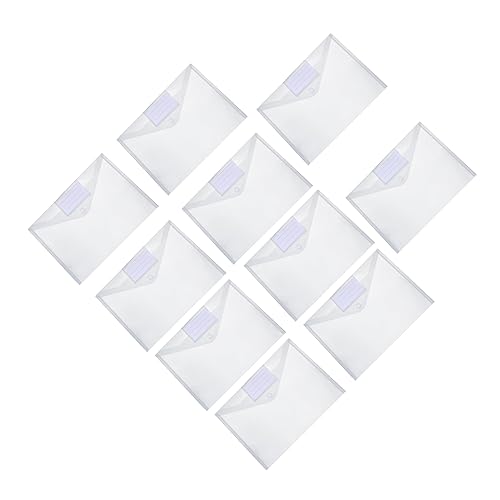 Parliky 10 Stück Teiliges Transparente Dokumententaschen aus Wasserdichtem Material Glasklare File Organizer Hüllen mit Beschreibbarer Oberfläche für Sicheren Dokumenten und Parliky 10 Stück Teiliges Transparente Dokumententaschen aus Wasserdichtem Material Glasklare File Organizer Hüllen mit Beschreibbarer Oberfläche für Sicheren Dokumenten und von Parliky