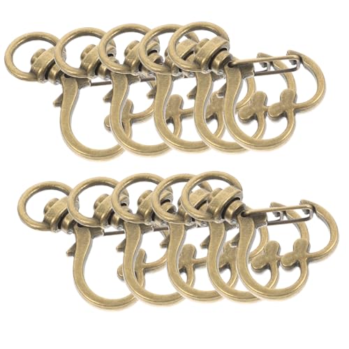Parliky 10 Stück Teiliges Vintage Karabinerhaken mit Federring Langlebige Schlüsselanhänger Clips Sicherer Schnappverschluss für DIY Schlüsselbänder Taschen und Bastelprojekte Rostfreie Parliky 10 Stück Teiliges Vintage Karabinerhaken mit Federring Langlebige Schlüsselanhänger Clips Sicherer Schnappverschluss für DIY Schlüsselbänder Taschen und Bastelprojekte Rostfreie von Parliky