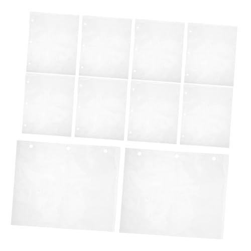 Parliky 10 Stück Transparente PP Innenseiten für Kartenalben Austauschbare Foto Kartenhüllen Klar Sichtbare Schutzhüllen für Sammelkarten Flexible Einlagen für Binder Beschreibbarer von Parliky