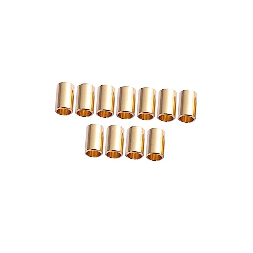 Parliky 100 Stück DIY Schmuckzubehör Kupfer Runde Rohrperlen mit Großem für Armbänder Halsketten Basteln Handmade Zwischenperlen Auffädeln Parliky 100 Stück DIY Schmuckzubehör Kupfer Runde Rohrperlen mit Großem für Armbänder Halsketten Basteln Handmade Zwischenperlen Auffädeln von Parliky