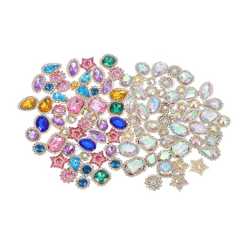 Parliky 100 Stück Diy Strassblumen für Haarclips Dekorative Sonnenblumen Ornamente für Kleidung und Accessoires Gemischte Farben Parliky 100 Stück Diy Strassblumen für Haarclips Dekorative Sonnenblumen Ornamente für Kleidung und Accessoires Gemischte Farben von Parliky