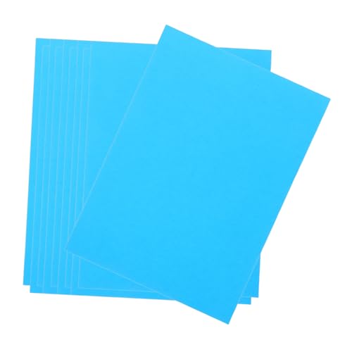 Parliky 100 Stück Farbiges Druckerpapier Vivid Farbintensität Schnelltrocknend Für Kreative Projekte DIY Kunst Handwerk Blau von Parliky