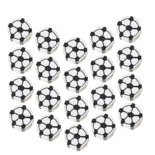 Parliky 100 Stück Fußball-sport Perlen aus Weichem Polymer Clay Runde Schmuck Spacer Beads für DIY Armbänder Halsketten Ohrringe Handgefertigte Schmuckherstellung Vielseitiges Parliky 100 Stück Fußball-sport Perlen aus Weichem Polymer Clay Runde Schmuck Spacer Beads für DIY Armbänder Halsketten Ohrringe Handgefertigte Schmuckherstellung Vielseitiges von Parliky