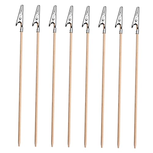 Parliky 100 Stück Teiliges Alligator Clip Set mit Bambusstäben Langlebige Modellwerkzeuge Holz DIY Zubehör für Präzises Halten und Einfache Handhabung bei Bastelprojekten Parliky 100 Stück Teiliges Alligator Clip Set mit Bambusstäben Langlebige Modellwerkzeuge Holz DIY Zubehör für Präzises Halten und Einfache Handhabung bei Bastelprojekten von Parliky