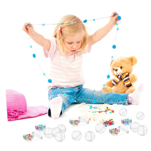 Parliky 100 Stück Transparente Wiederbefüllbare Plastik kugeln Runde Kapseln für Verkaufsautomaten Leere Füllkugeln Stabile Party geschenkboxen Vielseitig für Süßigkeiten und Kleine Parliky 100 Stück Transparente Wiederbefüllbare Plastik kugeln Runde Kapseln für Verkaufsautomaten Leere Füllkugeln Stabile Party geschenkboxen Vielseitig für Süßigkeiten und Kleine von Parliky