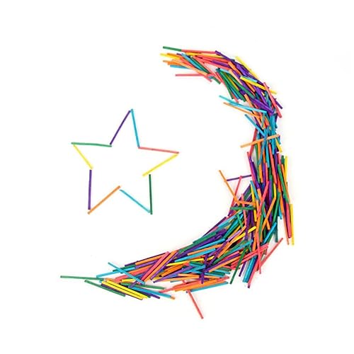 Parliky 1000 Stück Bunte Holzstäbchen für DIY Basteln Montessori Modellbau Collage Kreative Handarbeit Parliky 1000 Stück Bunte Holzstäbchen für DIY Basteln Montessori Modellbau Collage Kreative Handarbeit von Parliky