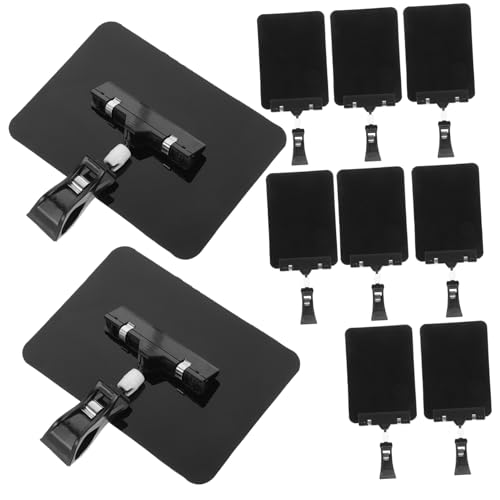 Parliky 10Stücke Preisschild Halter mit Clip Wiederverwendbare Etikettenhalter für Supermarkt und Einzelhandel für Werbung und Preisdisplay Schwarztafel Design Parliky 10Stücke Preisschild Halter mit Clip Wiederverwendbare Etikettenhalter für Supermarkt und Einzelhandel für Werbung und Preisdisplay Schwarztafel Design von Parliky