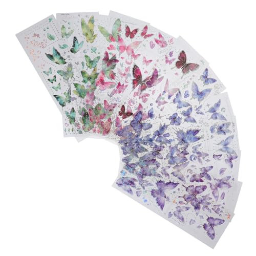 Parliky 12 Blatt Teiliges Pet schmetterling DIY sticker Aufkleber für Handbücher Notizbücher und Bastelprojekte Langlebig Selbstklebend Transparent Geeignet für Scrapbooking und Kreative Parliky 12 Blatt Teiliges Pet schmetterling DIY sticker Aufkleber für Handbücher Notizbücher und Bastelprojekte Langlebig Selbstklebend Transparent Geeignet für Scrapbooking und Kreative von Parliky
