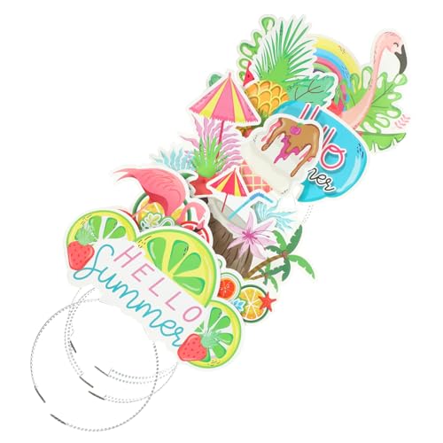 Parliky 12 Stück Hawaiianische Ananas Haarschmuck Sommerfest Deko Haarbänder Leicht Bequem Für Strand Luau-partys Mädchen Kopfaccessoire von Parliky