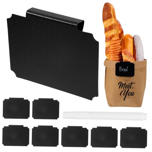 Parliky 12 Stück Teiliges Abnehmbare Korb etiketten aus Robustem PVC mit Clip design und Wasserlöslichem Marker Einfach zu Befestigen Entfernen für Küchen Lagerkorb organisation von Parliky