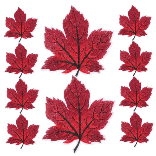 Parliky 12 Stück Teiliges Bügelflicken mit Buntem Ahornblatt Motiv Bestickte Aufnäher für Kleidung Taschen Hüte und DIY Herbstdeko Einfach Aufzubügeln Vielseitig für Textilreparatur und Parliky 12 Stück Teiliges Bügelflicken mit Buntem Ahornblatt Motiv Bestickte Aufnäher für Kleidung Taschen Hüte und DIY Herbstdeko Einfach Aufzubügeln Vielseitig für Textilreparatur und von Parliky