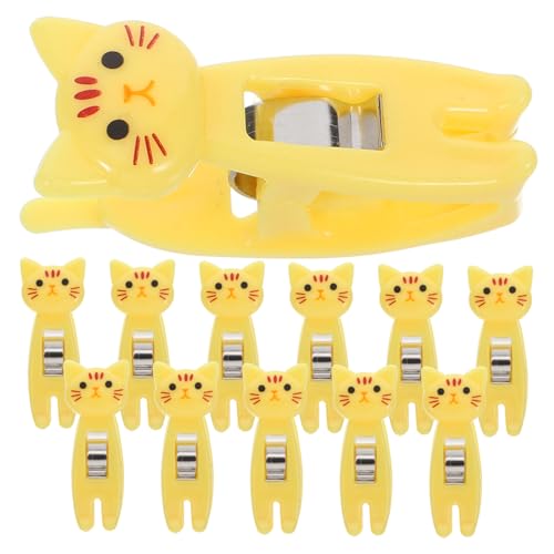 Parliky 12 Stück Teiliges Bunte Cartoon Beutelklammern zum Frischhalten von Snacks Praktisch und Leicht für Büro Zuhause und Reise Vielseitige Papier Food Clips mit Niedlichem Design von Parliky