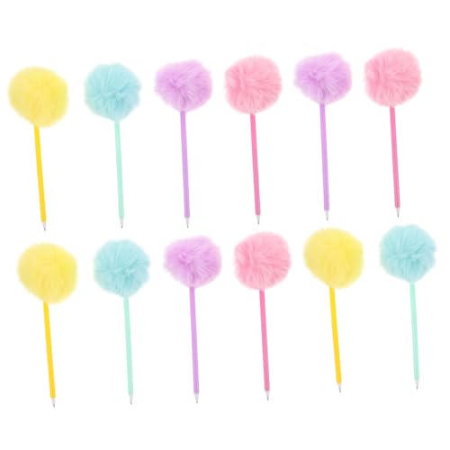 Parliky 12 Stück Teiliges Bunte Pompon Kugelschreiber Plüschkugelschreiber Weiche Griffe Kreative Schreibwaren für Schule Büro Geburtstagsfeier Parliky 12 Stück Teiliges Bunte Pompon Kugelschreiber Plüschkugelschreiber Weiche Griffe Kreative Schreibwaren für Schule Büro Geburtstagsfeier von Parliky