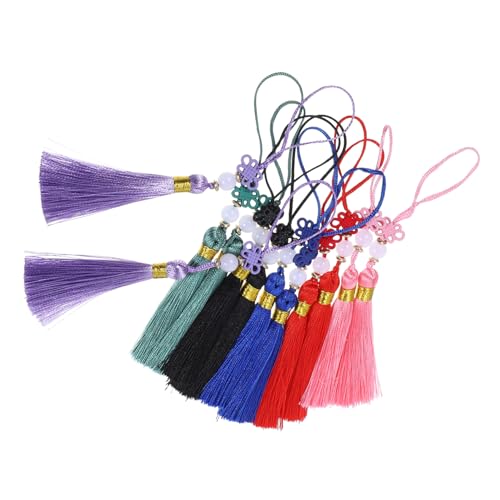 Parliky 12 Stück Teiliges Chinesisches Knotentassel Langlebige Polyester hänger Farbenfrohe Neujahrsdekoration Geeignet für Auto Zuhause Büro Festliche Wohnaccessoires Parliky 12 Stück Teiliges Chinesisches Knotentassel Langlebige Polyester hänger Farbenfrohe Neujahrsdekoration Geeignet für Auto Zuhause Büro Festliche Wohnaccessoires von Parliky