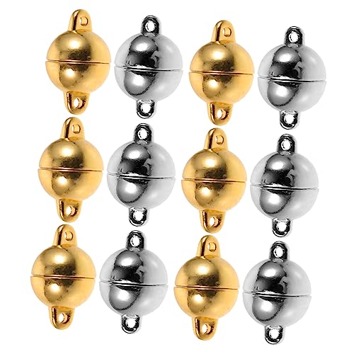 Parliky 12 Stück Teiliges Magnetisches Schmuckverschluss DIY Magnetische Verschlüsse aus Langlebigem Material Glänzend und Sicher für Armbänder und Halsketten Einfache Verbindung für Parliky 12 Stück Teiliges Magnetisches Schmuckverschluss DIY Magnetische Verschlüsse aus Langlebigem Material Glänzend und Sicher für Armbänder und Halsketten Einfache Verbindung für von Parliky