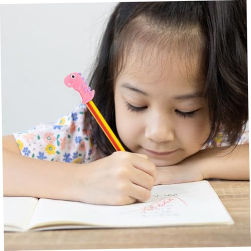 Parliky 12 Stück Teiliges Niedliche Silikon Tier bleistiftkappen Weiche Stiftaufsätze für Schüler Komfortabel und Langlebig als Schulpreis Mitgebsel oder Partygeschenk für Schule Büro und von Parliky