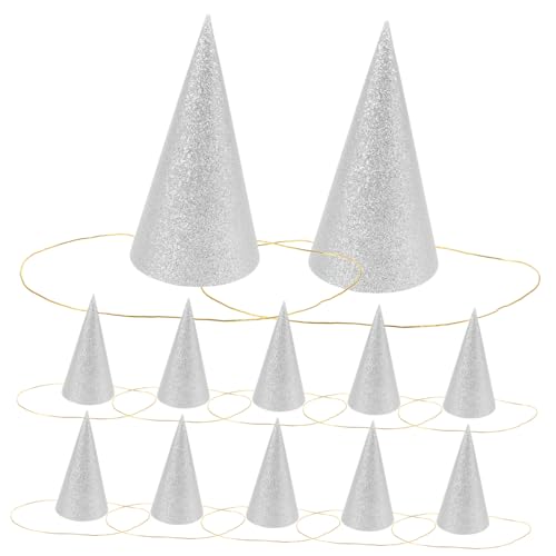 Parliky 12 Stück Teiliges Silberne Glitzer-partyhüte Form Königliches Design für Erwachsene Passende Geburtstags Festdekoration Verstellbare Langlebig und Bequem Zufällige Parliky 12 Stück Teiliges Silberne Glitzer-partyhüte Form Königliches Design für Erwachsene Passende Geburtstags Festdekoration Verstellbare Langlebig und Bequem Zufällige von Parliky
