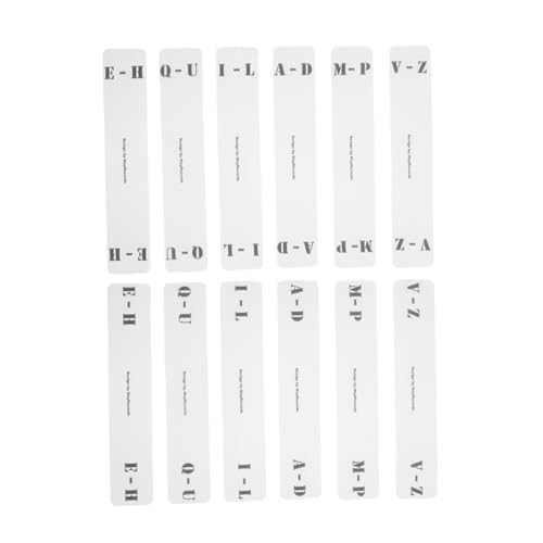 Parliky 12 Stück Teiliges Vinyl schallplatten trennkarten Transparent Acryl CD Organizer Horizontal und Vertikal Praktische Aufbewahrungsschilder für Schallplattenregal Parliky 12 Stück Teiliges Vinyl schallplatten trennkarten Transparent Acryl CD Organizer Horizontal und Vertikal Praktische Aufbewahrungsschilder für Schallplattenregal von Parliky