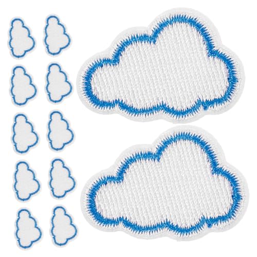 Parliky 12 Stück Teiliges Wolken stickflicken Aufbügeln Robuste Stickapplikationen in Wolkenform Einfache DIY anwendung Vielseitige Auswahl für Jacken Rucksäcke und Kleidung Langlebige Parliky 12 Stück Teiliges Wolken stickflicken Aufbügeln Robuste Stickapplikationen in Wolkenform Einfache DIY anwendung Vielseitige Auswahl für Jacken Rucksäcke und Kleidung Langlebige von Parliky