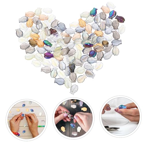Parliky 120 Stück Teiliges Glas Fischperlen für Armbänder Schmuckherstellung Bunte Glasperlen zum Auffädeln DIY Armband Halskette Dekoration Kreative Bastelperlen Parliky 120 Stück Teiliges Glas Fischperlen für Armbänder Schmuckherstellung Bunte Glasperlen zum Auffädeln DIY Armband Halskette Dekoration Kreative Bastelperlen von Parliky