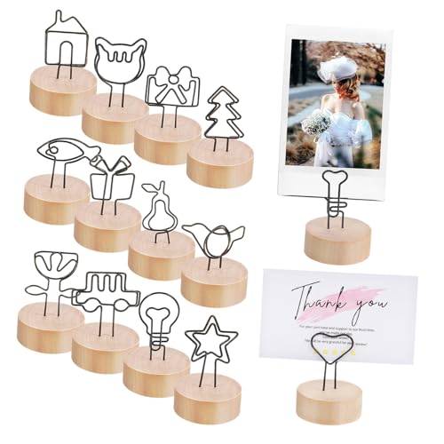 Parliky 13 Stück Teiliges Holz Memo Holder mit Clips Stabile Platzkartenhalter und Fotoclips für Hochzeitstischdekoration Langlebig Sicherer Stand für Bankette und Menükarten Parliky 13 Stück Teiliges Holz Memo Holder mit Clips Stabile Platzkartenhalter und Fotoclips für Hochzeitstischdekoration Langlebig Sicherer Stand für Bankette und Menükarten von Parliky