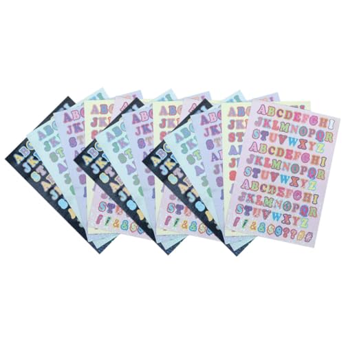 Parliky 15 Blatt Alphabet Sticker Selbstklebend Bunte Buchstaben Aufkleber für DIY Scrapbooking Tagebuch Dekoration Kreative Vinyl Decals für Briefkasten Namensschild Geburtstagsfeiern Parliky 15 Blatt Alphabet Sticker Selbstklebend Bunte Buchstaben Aufkleber für DIY Scrapbooking Tagebuch Dekoration Kreative Vinyl Decals für Briefkasten Namensschild Geburtstagsfeiern von Parliky