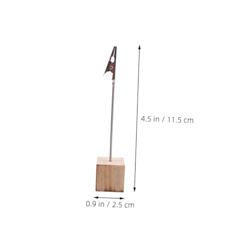 Parliky 15 Stück Teiliges Retro Holz Kartenhalter Stabile Tischkartenhalter mit Festem Clip Vielseitig für Hochzeit Namenskarten Fotos und Notizen Robustes Design für Büro und von Parliky