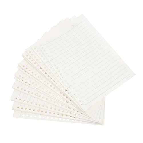 Parliky 150 Stück Nachfüllpapier Liniert Glattes Innenpapier Ersatz für Lose Ringbuch Geeignet für Tagebuch Notizbuch und Planer Einfache Verwendung mit Lochung für Ringordner Parliky 150 Stück Nachfüllpapier Liniert Glattes Innenpapier Ersatz für Lose Ringbuch Geeignet für Tagebuch Notizbuch und Planer Einfache Verwendung mit Lochung für Ringordner von Parliky