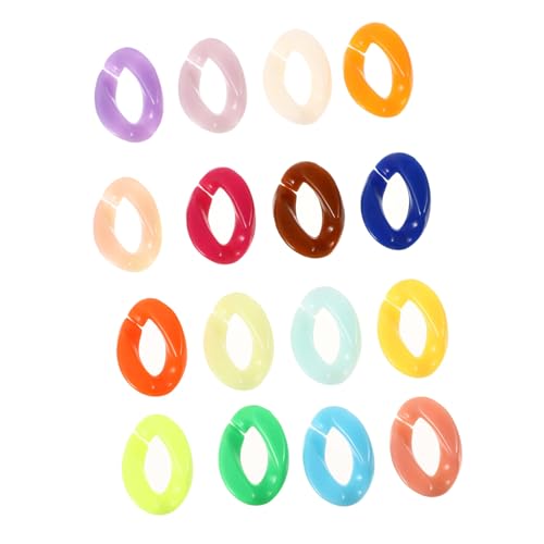 Parliky 150 Stück Teiliges Acryl kettenverschluss Bunte DIY verbindungsringe Abnehmbare Schmuckverbinder für Armband Ohrring Schlüsselanhänger und Bastelarbeiten Parliky 150 Stück Teiliges Acryl kettenverschluss Bunte DIY verbindungsringe Abnehmbare Schmuckverbinder für Armband Ohrring Schlüsselanhänger und Bastelarbeiten von Parliky
