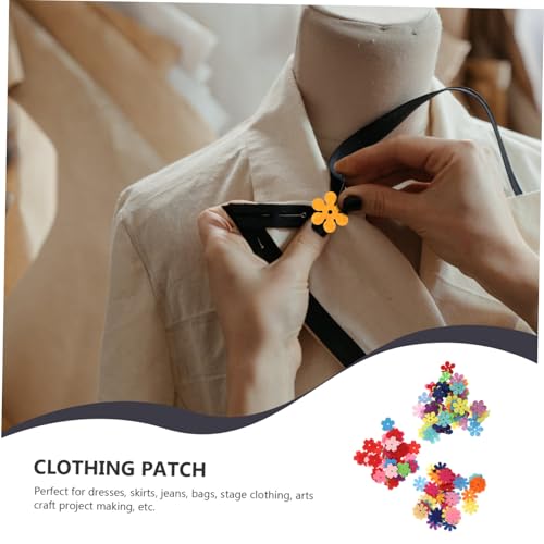 Parliky 150 Stück Teiliges DIY Blumen Patches aus Weichem Vliesstoff Dekorative Applikationen zum Nähen von Kleidung Accessoires und Bastelarbeiten für Kinderhandwerk und Kreative Parliky 150 Stück Teiliges DIY Blumen Patches aus Weichem Vliesstoff Dekorative Applikationen zum Nähen von Kleidung Accessoires und Bastelarbeiten für Kinderhandwerk und Kreative von Parliky