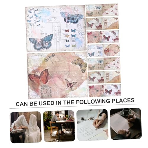 Parliky 16 Stück Teiliges Vintage Scrapbooking Hintergrundpapier Dekoratives Bastelpapier aus Hochwertigem Papier Vielseitig für Tagebuch Notizbuch Fotoalbum DIY Karten und Parliky 16 Stück Teiliges Vintage Scrapbooking Hintergrundpapier Dekoratives Bastelpapier aus Hochwertigem Papier Vielseitig für Tagebuch Notizbuch Fotoalbum DIY Karten und von Parliky