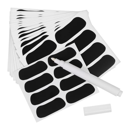 Parliky 160 Stück Sportliche Eye Stickers aus PVC Selbstklebende Under Eye Strips zur Blendungsreduzierung Langanhaltend und Rutschfest Inkl Weißem Marker für Baseball und Softball von Parliky