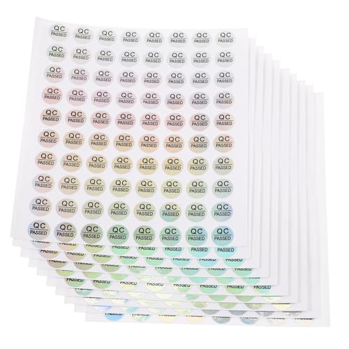 Parliky 1600 Stück Qc Passed Aufkleber Selbstklebend PVC Qualitätskontrolle Etiketten für Lager Warenstatus DIY Kennzeichnung Langlebig Flexibel Parliky 1600 Stück Qc Passed Aufkleber Selbstklebend PVC Qualitätskontrolle Etiketten für Lager Warenstatus DIY Kennzeichnung Langlebig Flexibel von Parliky