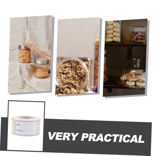 Parliky 2 Rollen Abziehbare Lebensmittelbehälter Etiketten Kleine Aufkleber für Gefrier Kühlschrankdosen Wiederablösbar Praktisch für Haushalt Büro und Schule Parliky 2 Rollen Abziehbare Lebensmittelbehälter Etiketten Kleine Aufkleber für Gefrier Kühlschrankdosen Wiederablösbar Praktisch für Haushalt Büro und Schule von Parliky