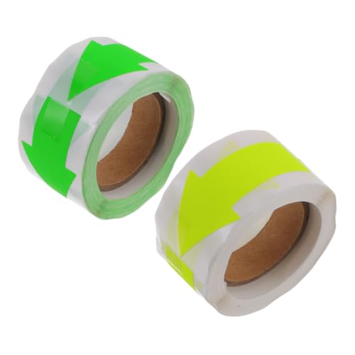 Parliky 2 Rollen Fluoreszierende Pfeilaufkleber pro Vielseitige Klebemarker für Geschenkverpackung Richtungshinweis Warnung und DIY Label für Büro Schule Lager und Party Parliky 2 Rollen Fluoreszierende Pfeilaufkleber pro Vielseitige Klebemarker für Geschenkverpackung Richtungshinweis Warnung und DIY Label für Büro Schule Lager und Party von Parliky