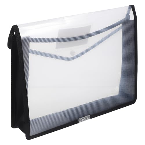 Parliky 2 Stück Dokumententasche mit Druckknopf Transparent Große Kapazität Büro Organizer Leicht und Tragbar Für Geschäft und Schule Parliky 2 Stück Dokumententasche mit Druckknopf Transparent Große Kapazität Büro Organizer Leicht und Tragbar Für Geschäft und Schule von Parliky