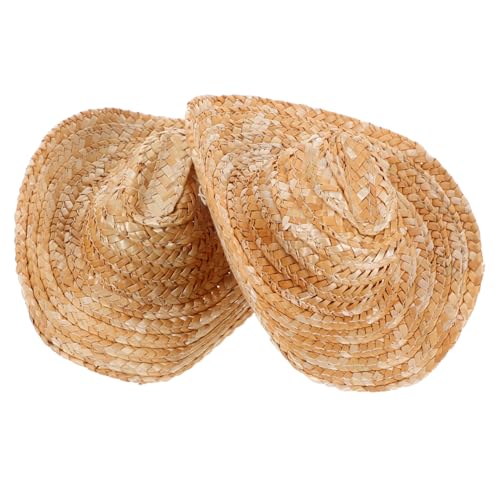 Parliky 2 Stück Mini Cowboy Strohhut für Puppen und Haustiere Leichter Langlebiger Bastelhut Party Accessoire Atmungsaktives Material Geeignet für Diy Dekoration und Kleine Figuren Parliky 2 Stück Mini Cowboy Strohhut für Puppen und Haustiere Leichter Langlebiger Bastelhut Party Accessoire Atmungsaktives Material Geeignet für Diy Dekoration und Kleine Figuren von Parliky