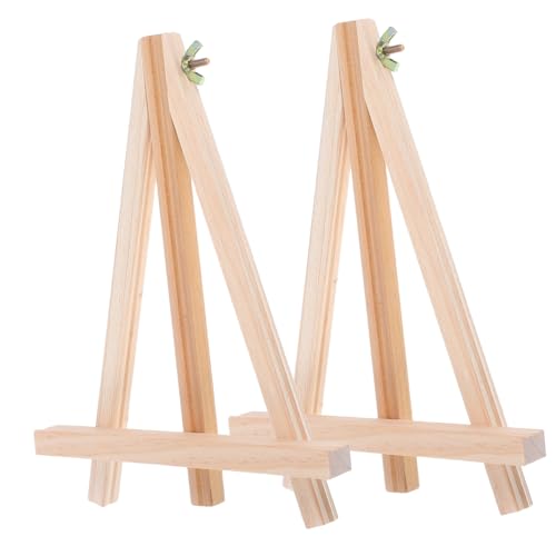 Parliky 2 Stück Mini Easels aus Massivem Holz Teiliges Dreieckige Tischstaffeleien für Bilderhalter und Kalender Stabile Leichte Präsentationsrahmen in Hellem Gelb für Kunstwerke und Parliky 2 Stück Mini Easels aus Massivem Holz Teiliges Dreieckige Tischstaffeleien für Bilderhalter und Kalender Stabile Leichte Präsentationsrahmen in Hellem Gelb für Kunstwerke und von Parliky