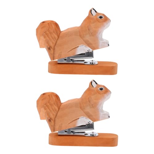 Parliky 2 Stück Mini-holzhefter mit Eichhörnchen-design Kompakter Handtacker für Büro Ergonomisch Handlich Dekorativ für Kleine Dokumente Zuverlässiger Büroklammer-hefter Parliky 2 Stück Mini-holzhefter mit Eichhörnchen-design Kompakter Handtacker für Büro Ergonomisch Handlich Dekorativ für Kleine Dokumente Zuverlässiger Büroklammer-hefter von Parliky