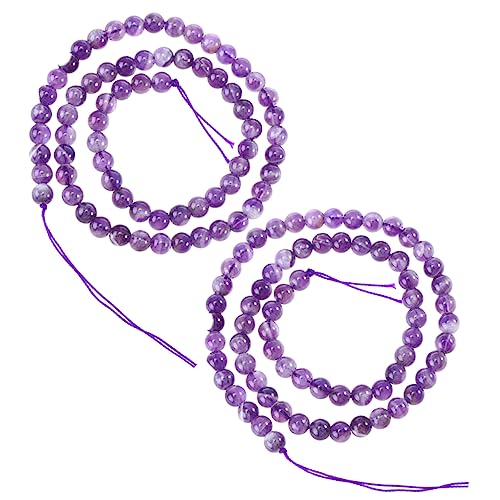 Parliky 2 Stück Natürliche Amethyst Edelsteinperlen ca Lose Perlen Lila Schmuckherstellung DIY Armband Halskette Bastelset Elegant Poliert Parliky 2 Stück Natürliche Amethyst Edelsteinperlen ca Lose Perlen Lila Schmuckherstellung DIY Armband Halskette Bastelset Elegant Poliert von Parliky