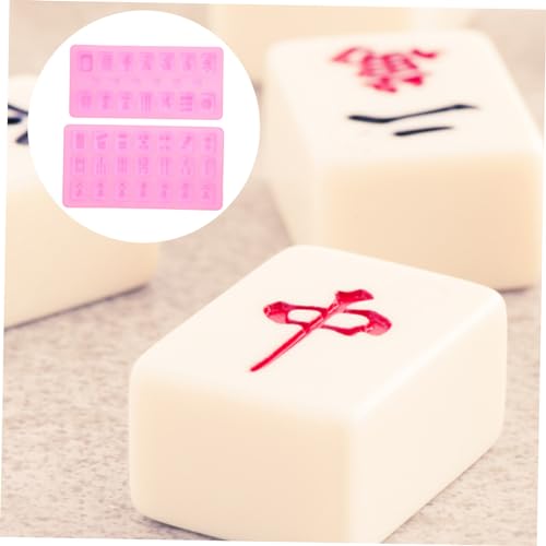 Parliky 2 Stück Silikonformen für DIY Mahjong Gießen Teiliges Epoxidharz Silikon Gießform Elastisch Reißfest Kleine für Einfache Handhabung und Kreative Harzkunst Zufällige Farbe Parliky 2 Stück Silikonformen für DIY Mahjong Gießen Teiliges Epoxidharz Silikon Gießform Elastisch Reißfest Kleine für Einfache Handhabung und Kreative Harzkunst Zufällige Farbe von Parliky